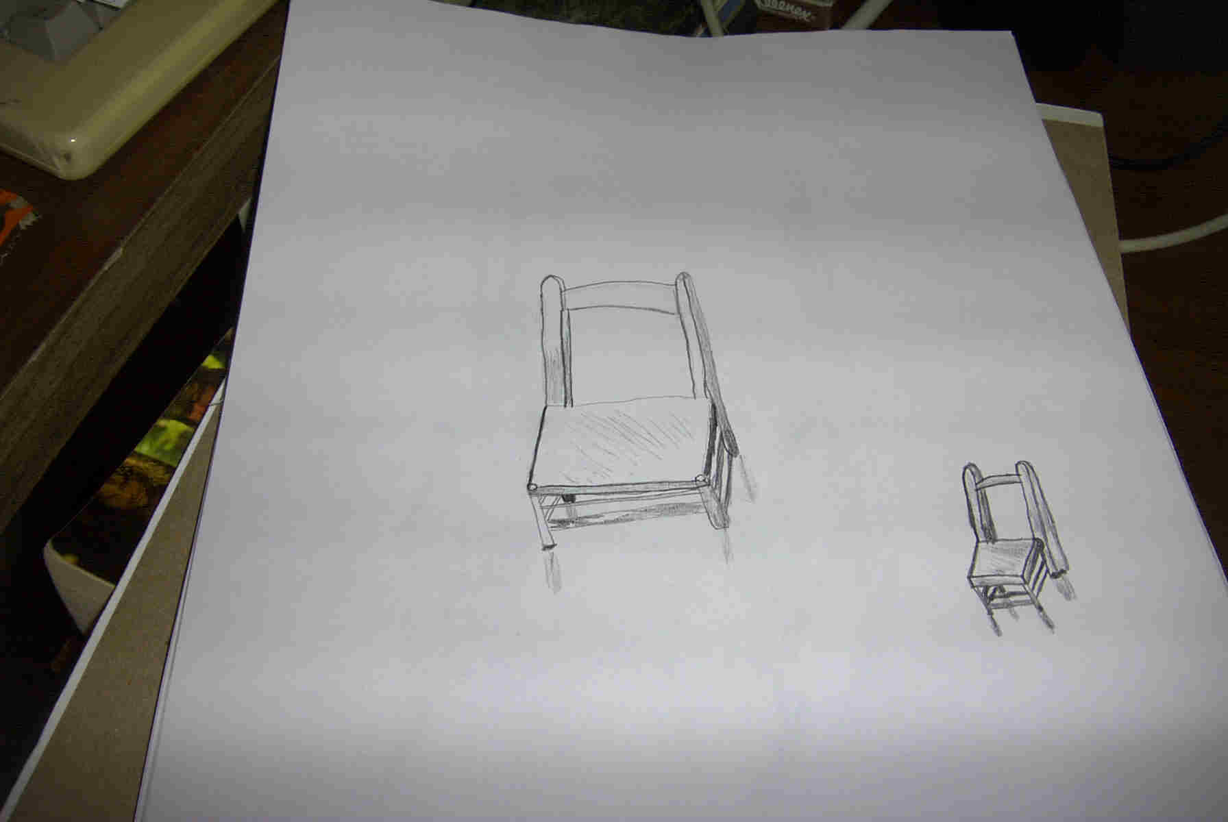 Chairs attempts 1 and 2